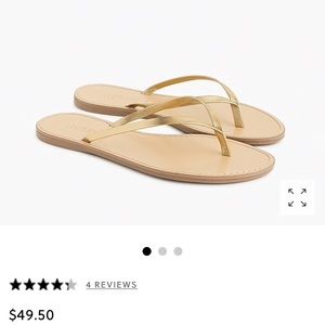 JCREW gold metallic sandals✨✨✨